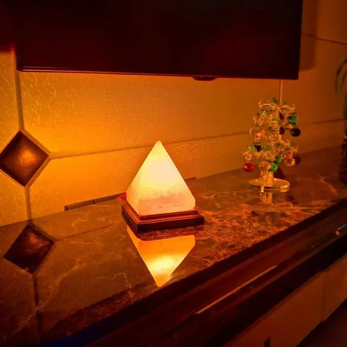 Himalayan Salt Lamp – Color-Changing LED with USB & Natural Air Purification