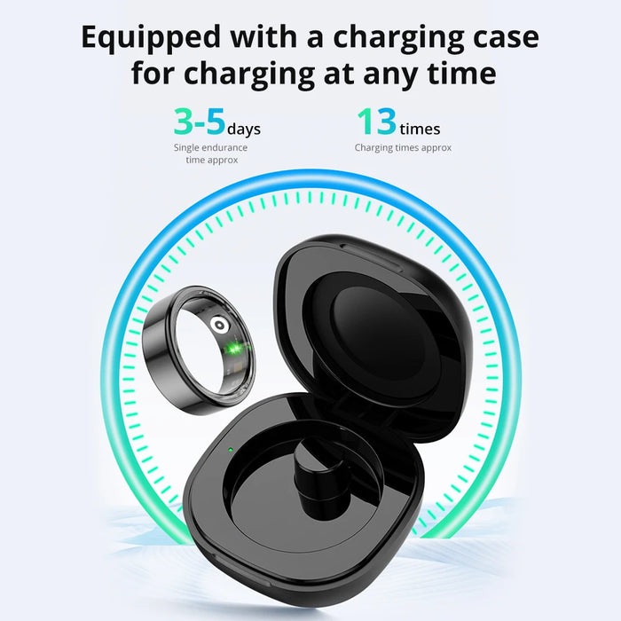 Smart Fitness Ring – Health Tracking with Sleep, Heart Rate & Gesture Control