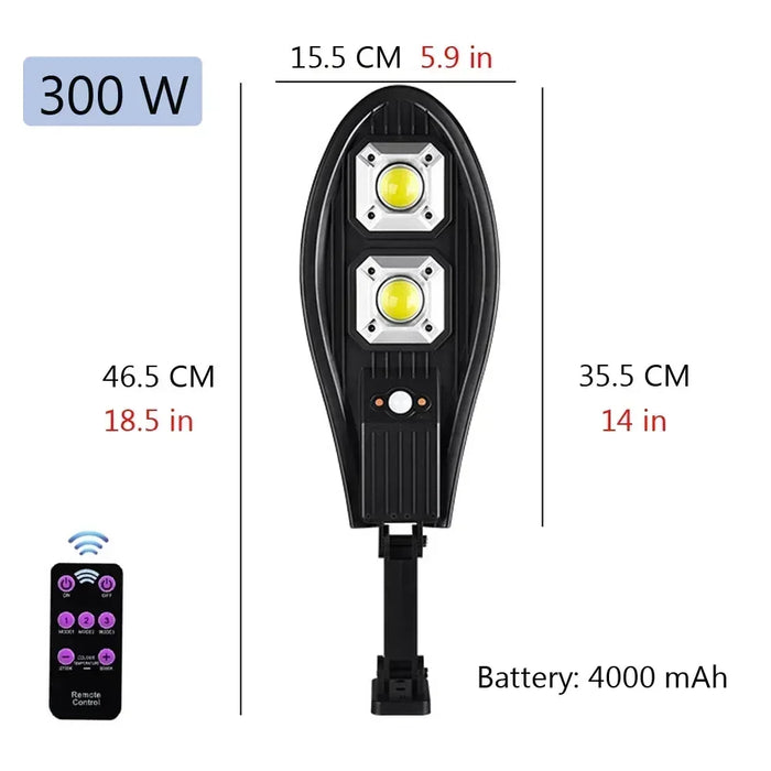Solar LED Street Light – PIR Motion Sensor & Waterproof Outdoor Garden Lamp - Samanta Factory