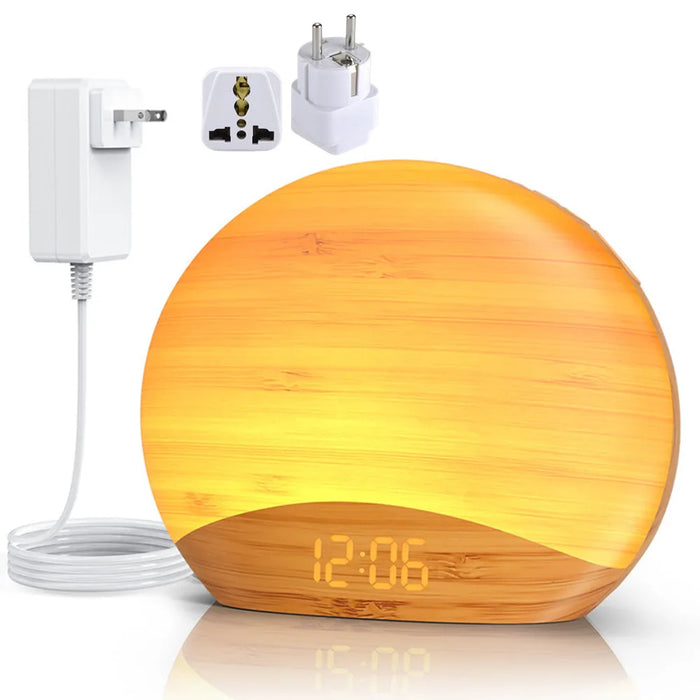 Sunrise Alarm Clock & Sound Machine – All-in-One Sleep Aid with Nature Sounds & Gentle Wake-Up Light