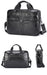 Leather Business Briefcase – Professional 15-Inch Laptop Work Bag SF