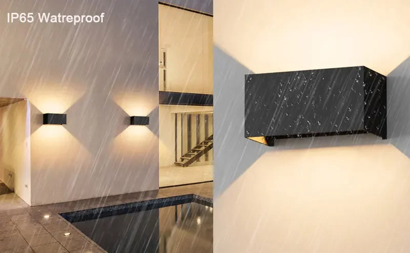 Outdoor LED Wall Light – Adjustable Beam IP65 Waterproof SF