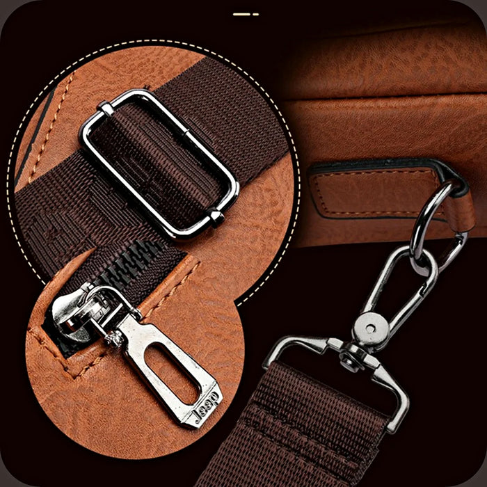 Business Laptop Briefcase – Lightweight 14-Inch Office Messenger Bag