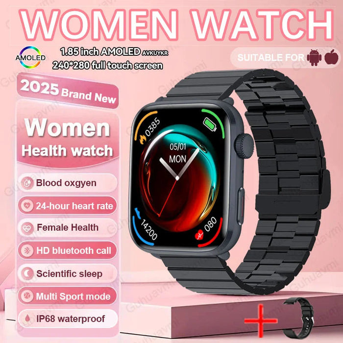Women’s Smart Watch – AMOLED Health Tracking SF