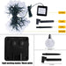 Solar Crystal Globe String Lights – 60 LED Waterproof Fairy Lights with 8 Lighting Modes - Samanta Factory