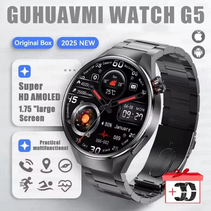 GPS IP68 waterproof Smartwatch – AMOLED Display with Bluetooth Calling SF