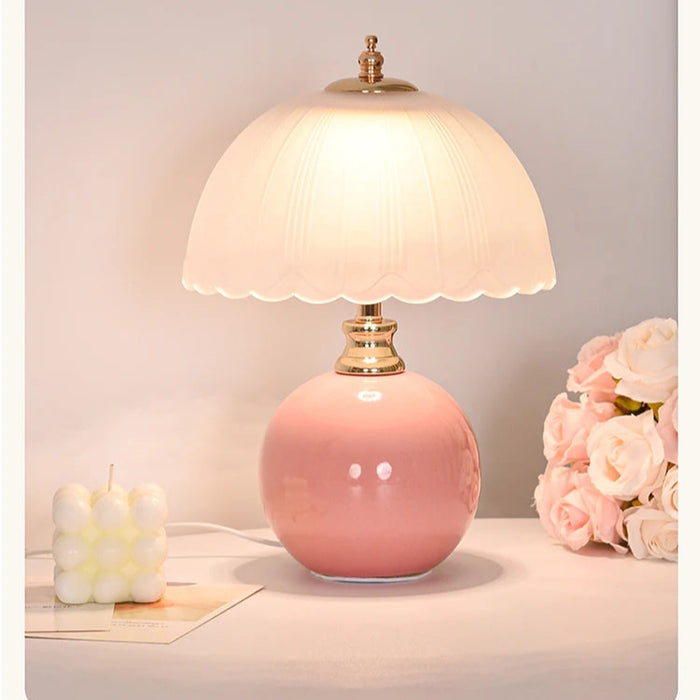LED Book Light – USB-Powered Ceramic Lamp with Dimmable Color Option