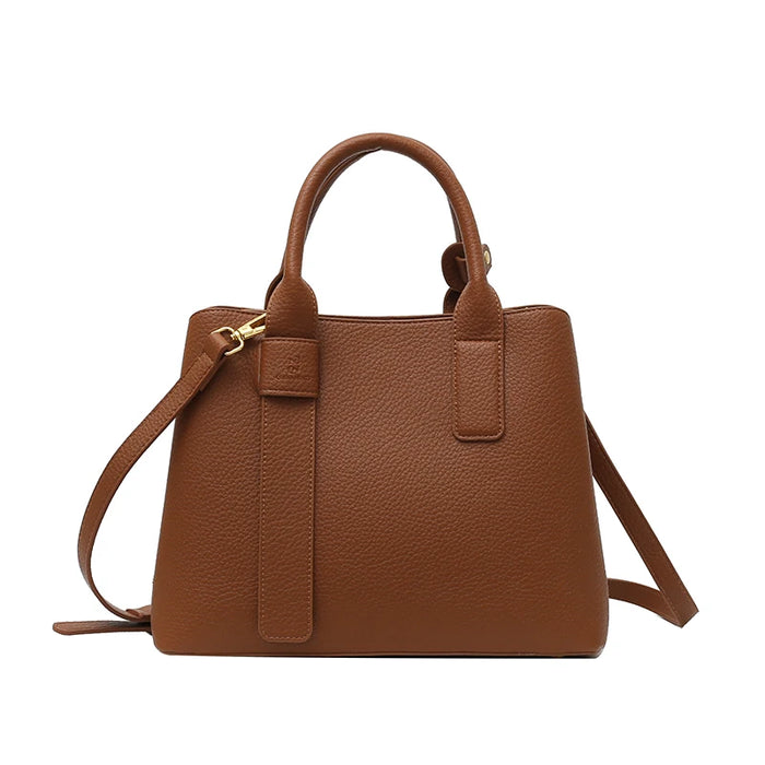 Women’s PU Leather Business Handbag – Saffiano Tote with Adjustable Shoulder Strap