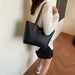 Luxurious Women’s Leather Shoulder Bag – Stylish Microfiber Synthetic Leather Casual Tote - Samanta Factory