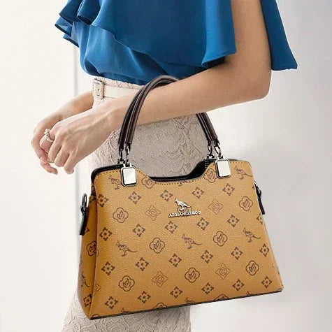 High-Quality PU Leather Handbag for Women – Animal Print Casual Tote, Versatile Fashion Bag - Samanta Factory
