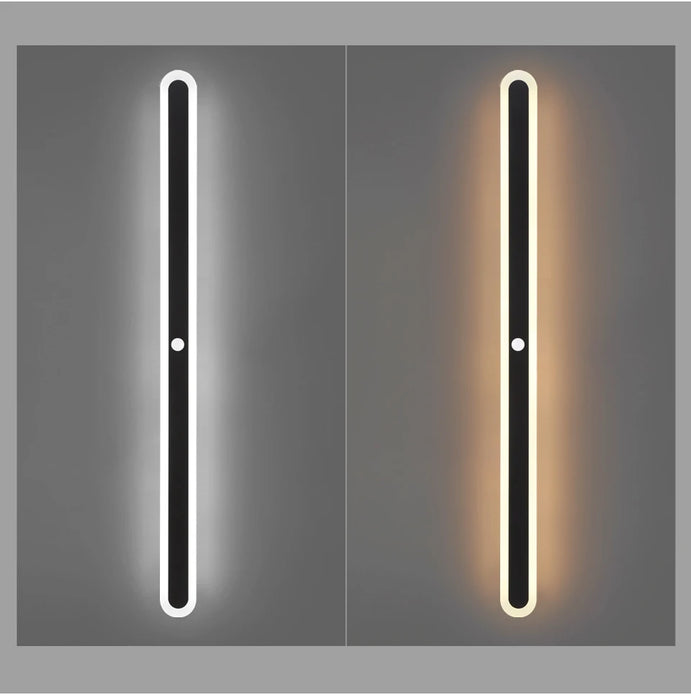 Outdoor LED Wall Light with Motion Sensor – IP65 Waterproof Aluminum Lamp for Porch, Garden, Garage, Villa - Samanta Factory