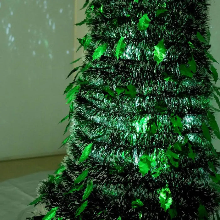 Artificial Christmas Tree – Foldable Gradient Design with Non-Slip Base