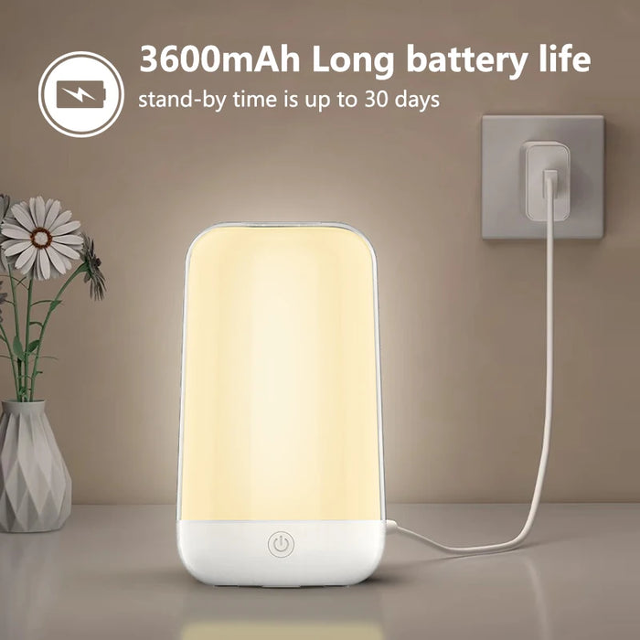 Smart RGB Night Light Lamp – Touch Control with App