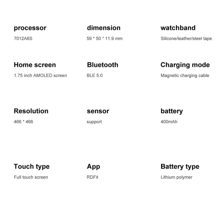 GPS IP68 waterproof Smartwatch – AMOLED Display with Bluetooth Calling SF