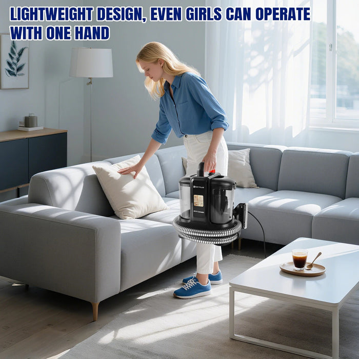 Carpet Spot Cleaner – 450W Portable Upholstery Cleaner with 13kPa Suction & Dual Water Tank SF