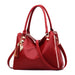 Women's Fur Detail Satchel Bag – PU Leather Patchwork Zipper Handbag SF