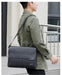 Men’s Business Satchel Bag – Slim PU Leather Shoulder Bag SF