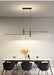 Modern LED Pendant Light – Adjustable Aluminum Chandelier with Dimmable Lighting - Samanta Factory
