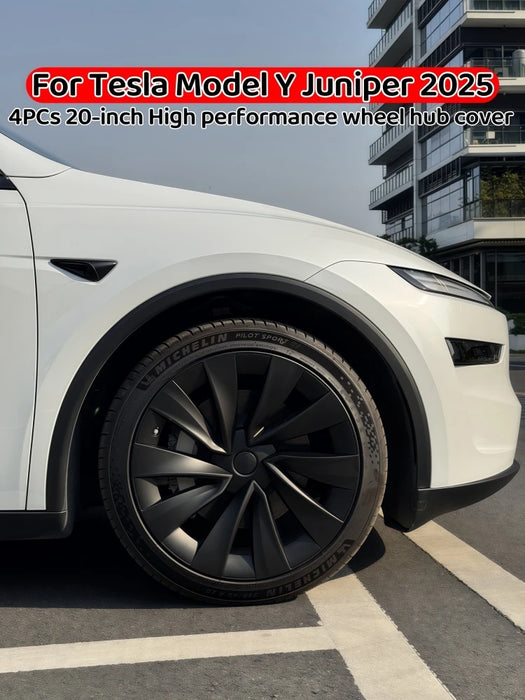 4PCS 20 Inch Wheel Cap For Tesla Model Y Juniper 2025 Automobile Performance Replacement Wheel Hubcap Full Rim Cover Accessories - Samanta Factory