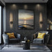 Wireless Rechargeable LED Wall Sconce – Dimmable Battery Operated Picture Light with Remote SF