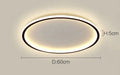 Modern Ultra-Thin LED Ceiling Light – Remote Control, Dimmable, Energy-Saving Lighting Fixture - Samanta Factory