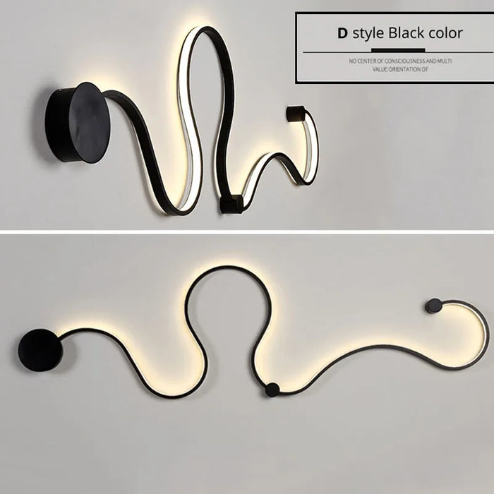 LED Wall Lamp – Modern Dimmable Up & Down Sconce with Remote - Samanta Factory