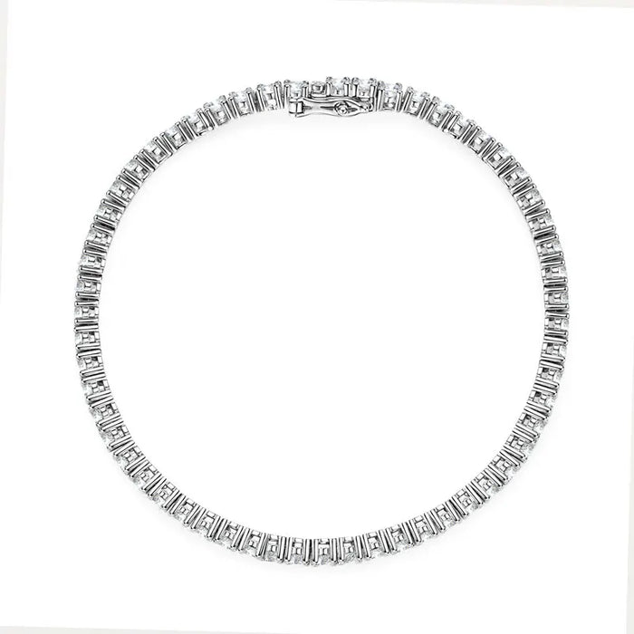Luxury D Color Round Cut Bracelet for Men & Women - Samanta Factory