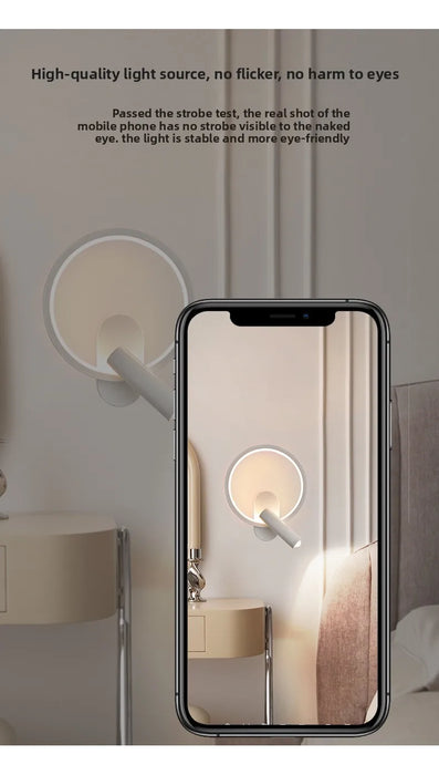 Nordic Style Rotatable Wall Lamp – 350° Adjustable Spot Light for Bedroom & Living Room Décor - Samanta Factory