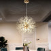 Crystal Dandelion Pendant Light – Modern LED Chandelier for Living Room, Restaurant & Bar Samanta Factory
