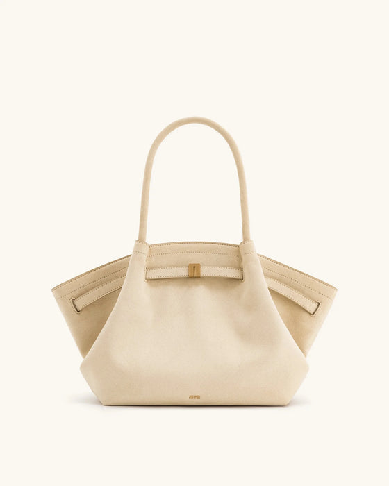 PU Leather Dumpling Shoulder Bag – Soft Fashion Tote with Hasp Closure for Women - Samanta Factory