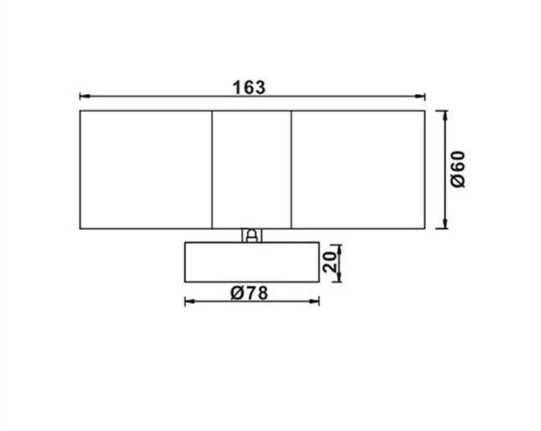 Stainless Steel LED Wall Light – IP65 Waterproof GU10 Up Down Outdoor Sconce SF