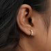 Moissanite Hoop Earrings – 925 Sterling Silver D/VVS1 Diamond-Like Sparkle SF