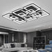 LED Ceiling Light – Modern Geometric Design with Remote Dimming - Samanta Factory