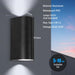 Modern LED Wall Lamp – Double Head Waterproof E27 Indoor Outdoor Lighting SF