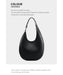 Half-Moon Shoulder Bag – Soft Versatile Leather Handbag for Women - Samanta Factory