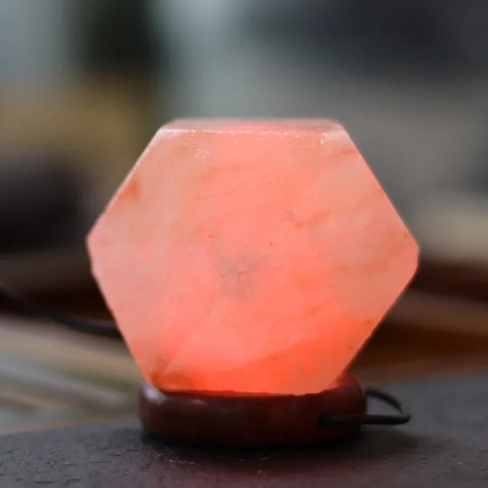 Himalayan Salt Lamp – Color-Changing LED with USB & Natural Air Purification