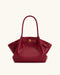 PU Leather Dumpling Shoulder Bag – Soft Fashion Tote with Hasp Closure for Women - Samanta Factory