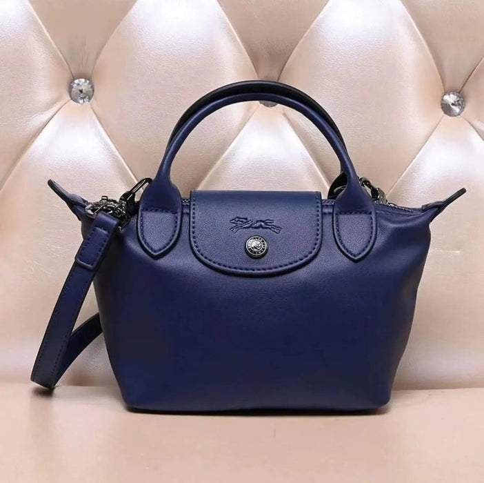 Soft PU Hobo Bag – Compact Zipper Shoulder Design SF