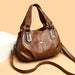 Women’s Tote Bag – Sequined Letter Design & Soft Leather Shoulder Handbag - Samanta Factory