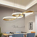 Modern LED Pendant Light – Iron Finish with Remote Dimming - Samanta Factory