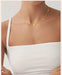 Heart Link Chain Necklace – Gold Stainless Steel Design SF