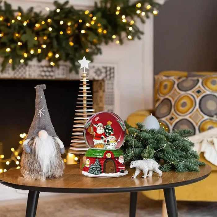 Christmas Musical Snow Globe – LED Light & Festive Tune - Samanta Factory