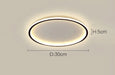 Modern Ultra-Thin LED Ceiling Light – Remote Control, Dimmable, Energy-Saving Lighting Fixture - Samanta Factory
