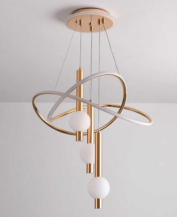 LED Crystal Pendant Light – 3 Color Modes with Remote Dimming SF