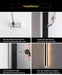 Outdoor LED Wall Light with Motion Sensor – IP65 Waterproof Aluminum Lamp for Porch, Garden, Garage, Villa - Samanta Factory