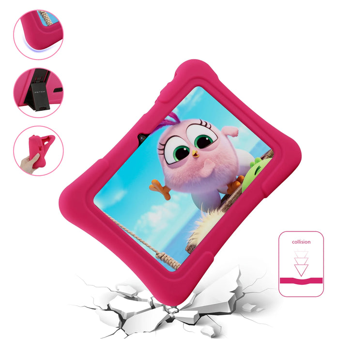 Kids Android Tablet – 7-Inch PRITOM K7 with WiFi, 32GB Storage, Parental Controls & Protective Case - Samanta Factory