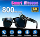 AI Smart Glasses with 6K Camera & Translation – Bluetooth Calling Music Photochromic Eyewear SF