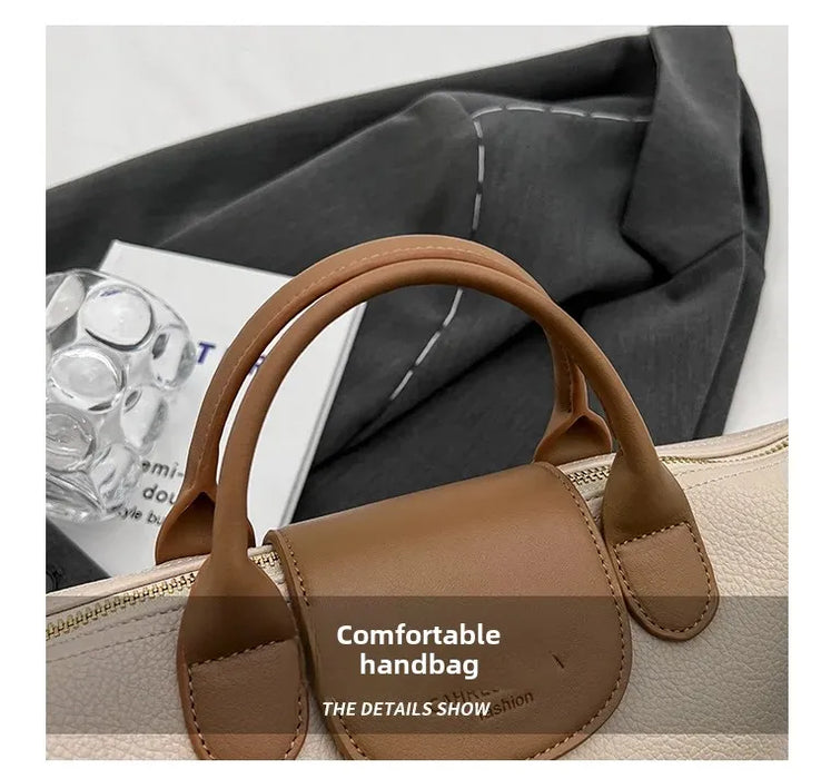 Compact Unisex Barrel-Shaped Crossbody Bag with Modern Flap Design - Samanta Factory