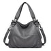 Genuine Leather Tote Bag – Vintage Unisex Handbag with Large Capacity - Samanta Factory
