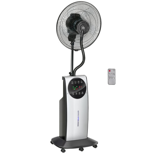 Misting Fan with Mosquito Repellent – 3.1L Tank Standing Floor Fan with Remote Control SF